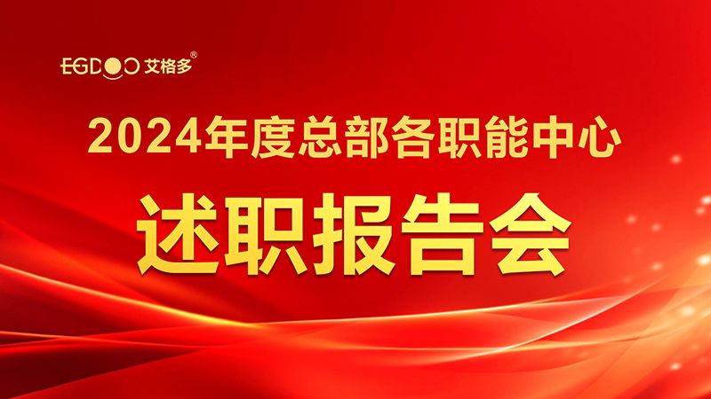 凝智聚能，共啟新程——艾格多集團(tuán)召開(kāi)2024年度總部各職能中心述職報(bào)告會(huì)